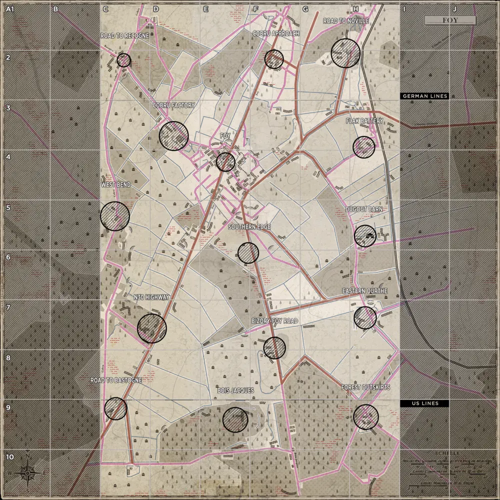 Foy tactical map