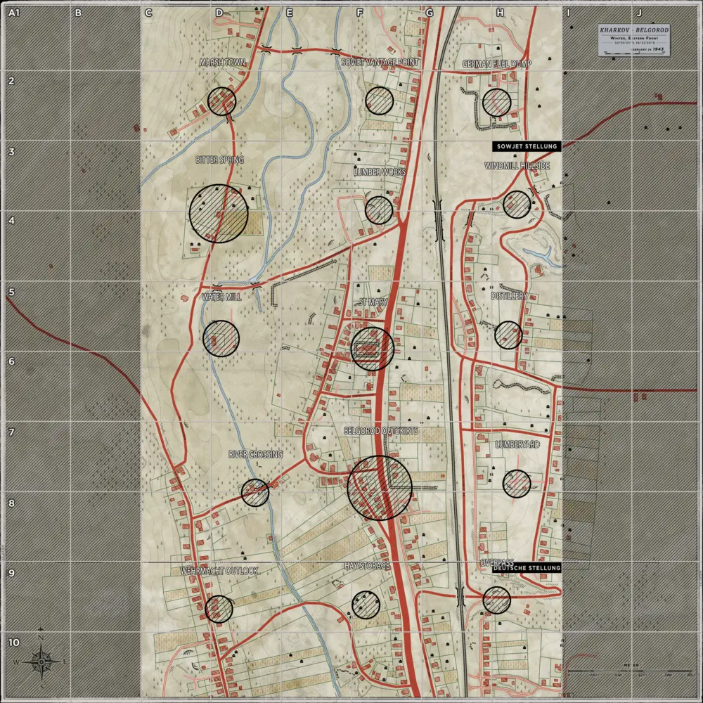 Kharkov tactical map