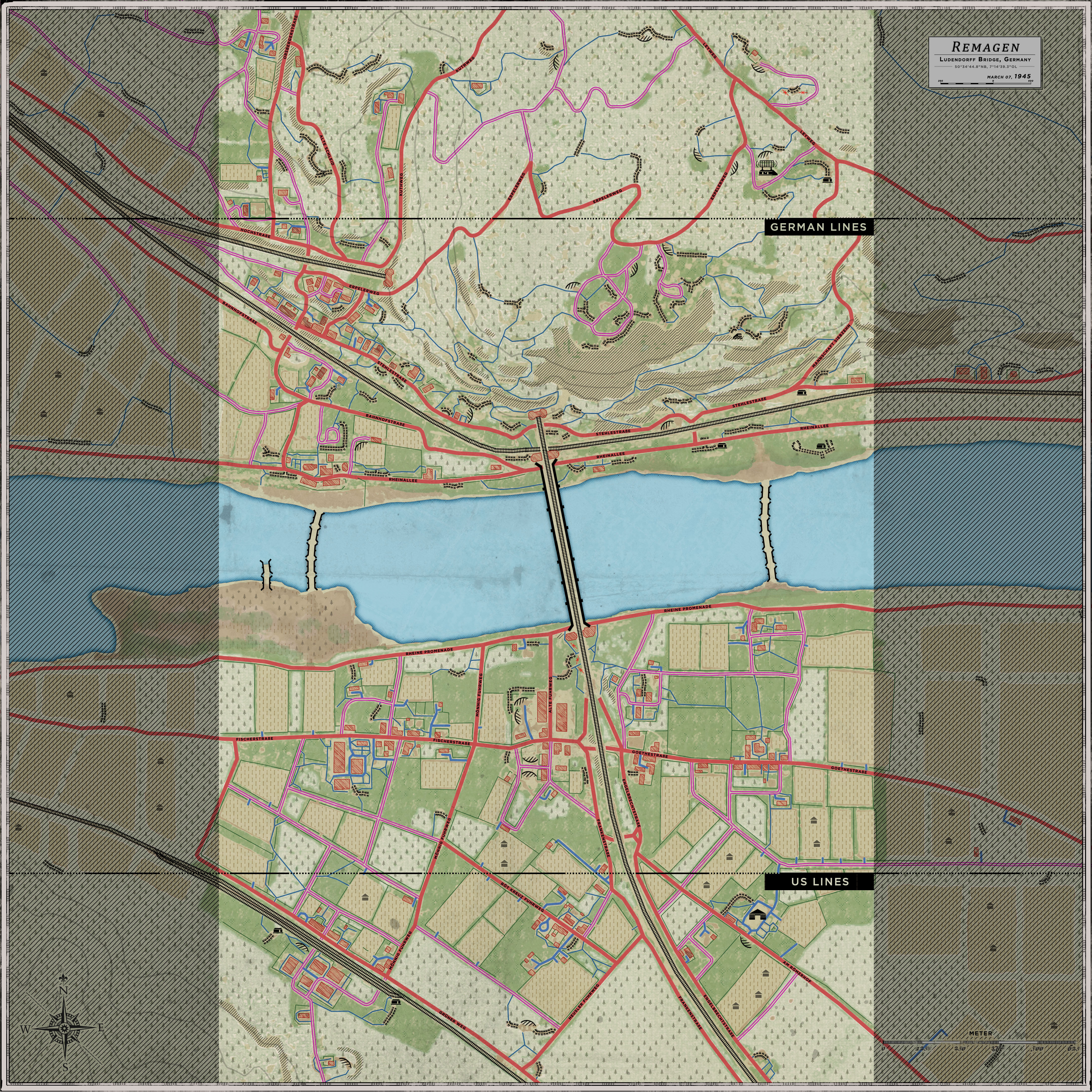 Remagen tactical map
