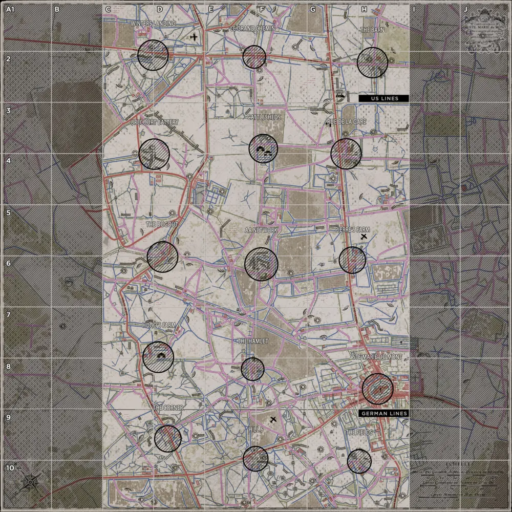 Sainte-Marie-du-Mont tactical map