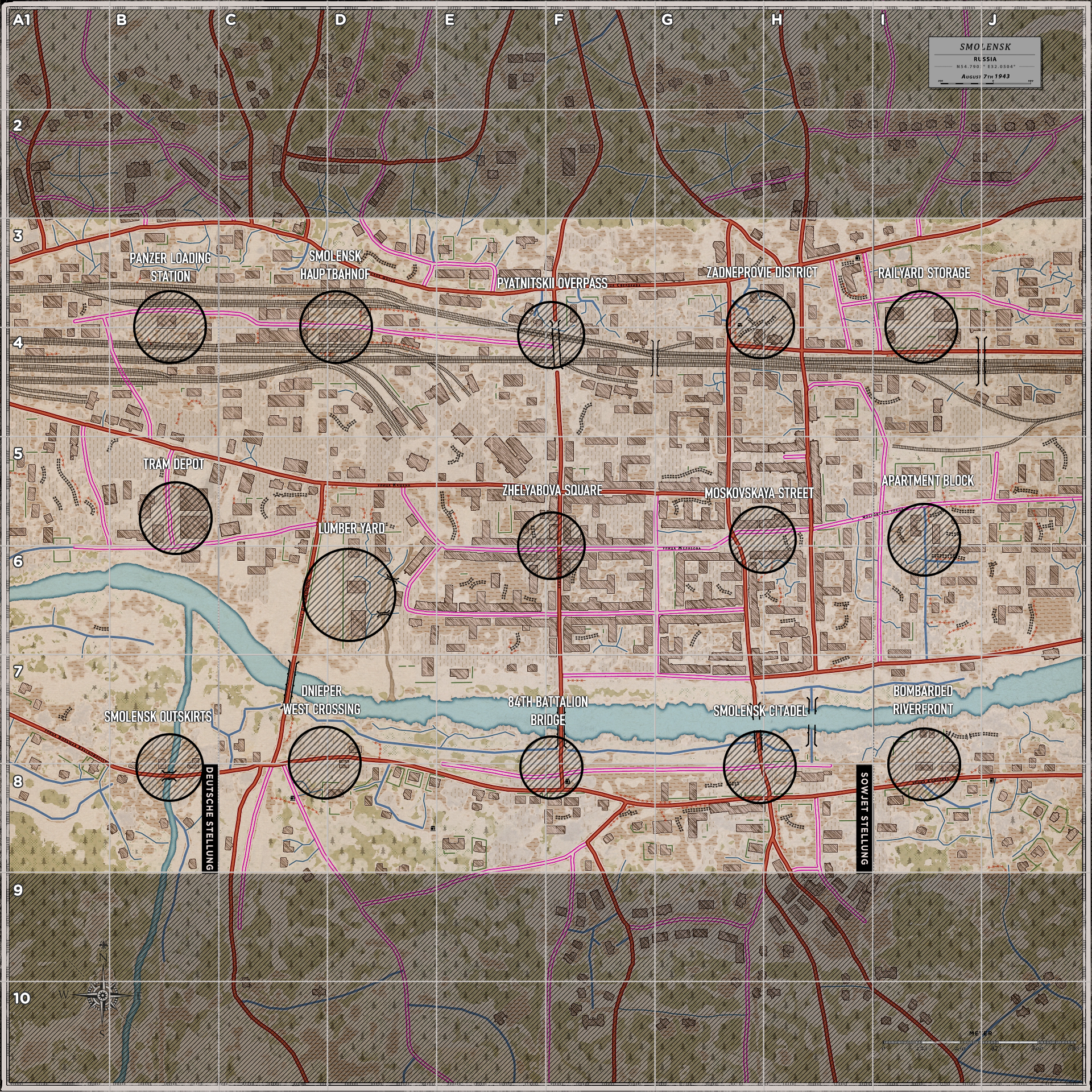Smolensk tactical map